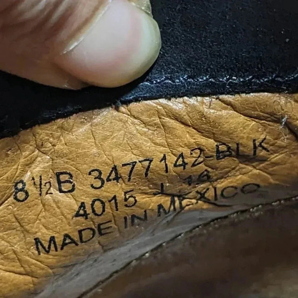 Frye Black Ankle Booties Heel Jenny Leather Zipper Equestrian 8.5 - Picture 9 of 13